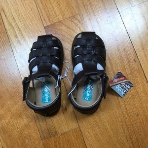 NWT Scott David Toddler Boy Leather Sandal